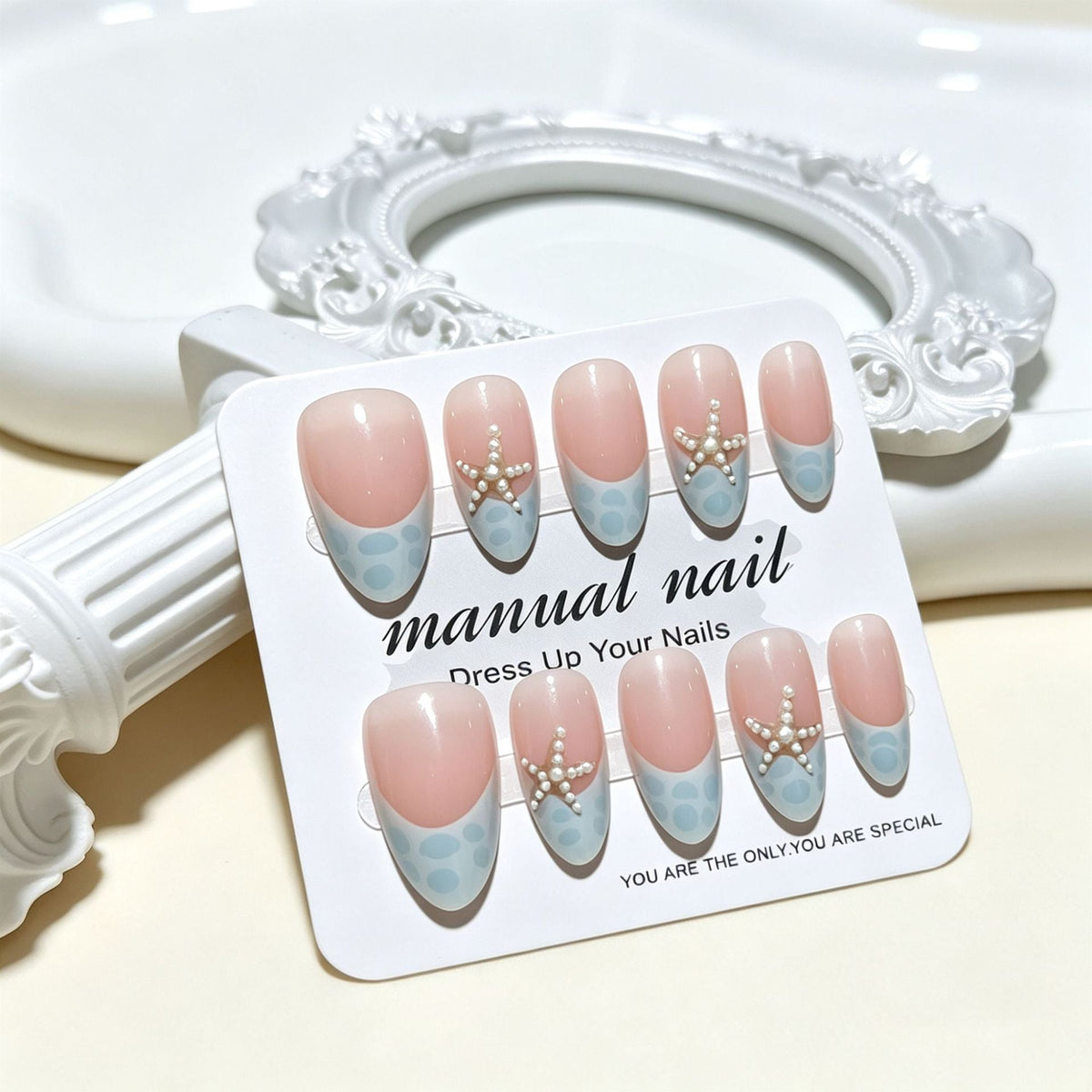Siopsrl | Nautical-Themed Decorative Press-On Nail Tips Siopsrl