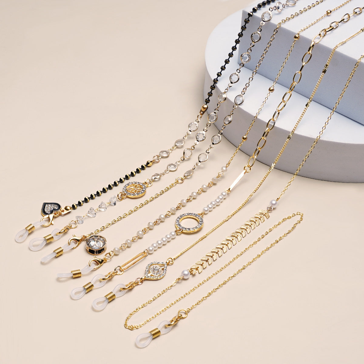 Siopsrl | Delicate Layered Eyewear Chain Siopsrl