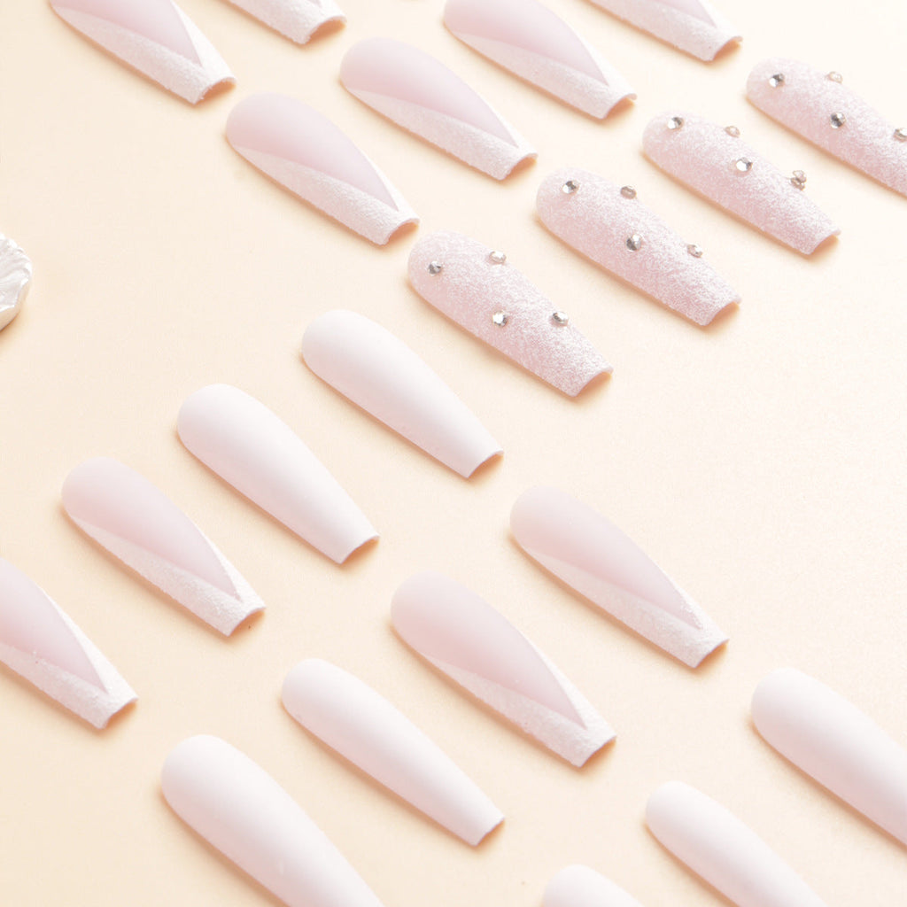 Siopsrl | Premium Rhinestone-Embellished Stiletto Press-On Nails Siopsrl