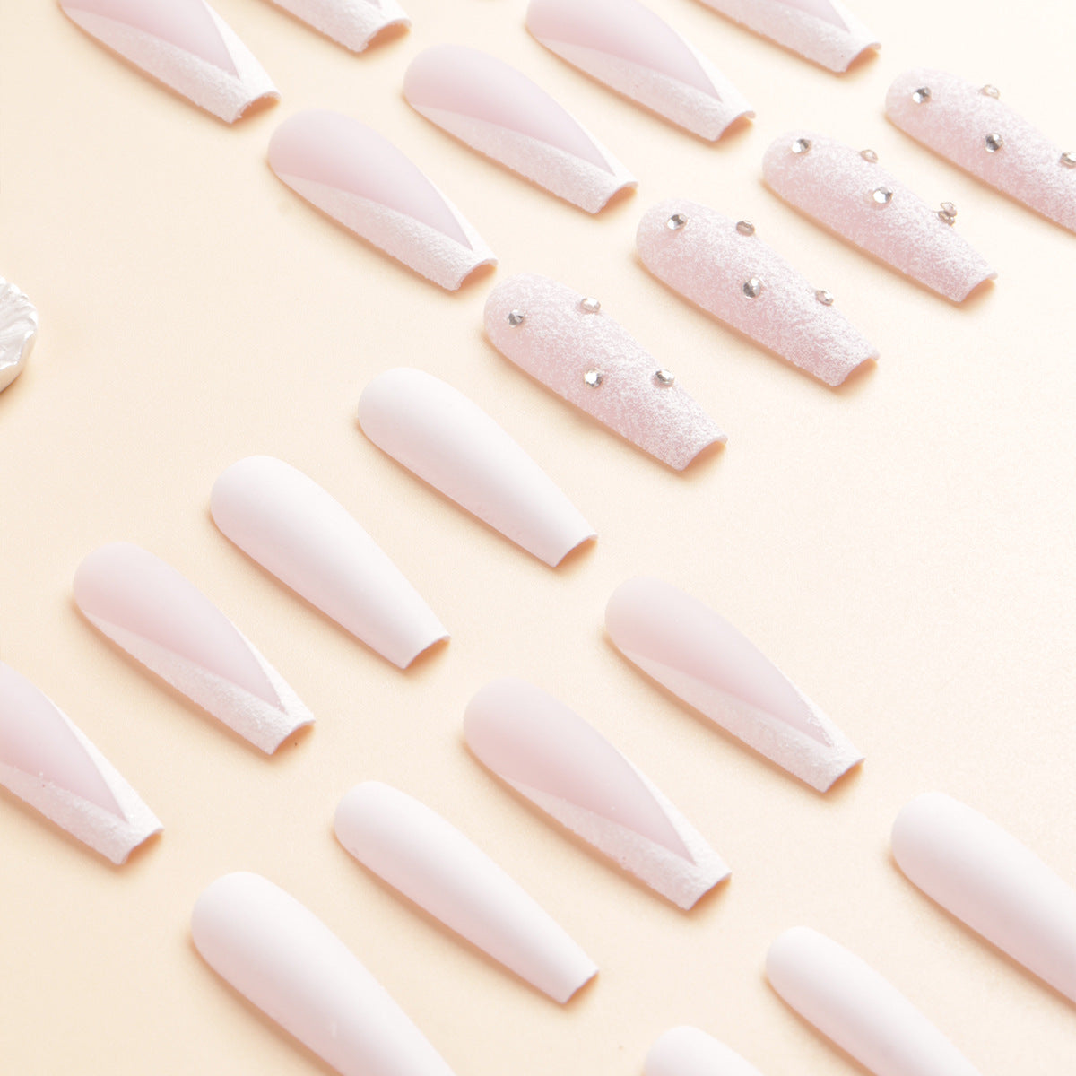 Siopsrl | Premium Rhinestone-Embellished Stiletto Press-On Nails Siopsrl