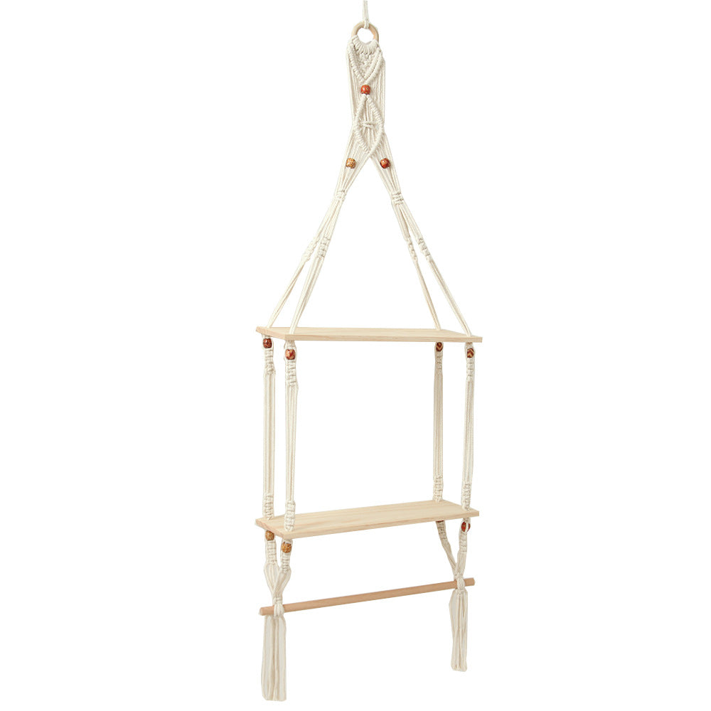 Hanging Macramé Shelf Organizer Siopsrl