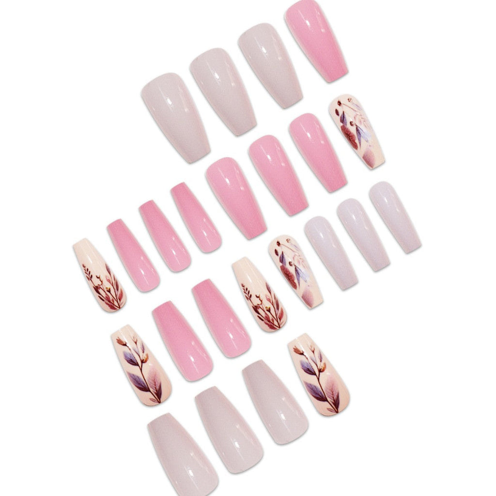Siopsrl | Botanical Floral Press-On Nail Art Siopsrl