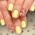 Siopsrl | Artistic Cherry-Themed Gel Nail Art Siopsrl