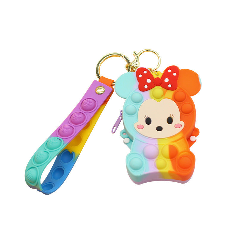 Siopsrl | Women's Keychain with Pop It Design Siopsrl