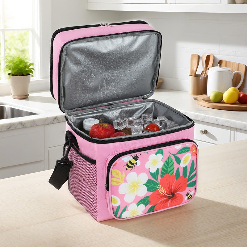 Siopsrl | Insulated picnic cooler bag with stylish floral design Siopsrl