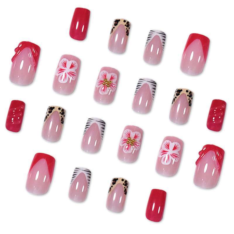Siopsrl | Creative Floral Press-On Nail Art Set Siopsrl