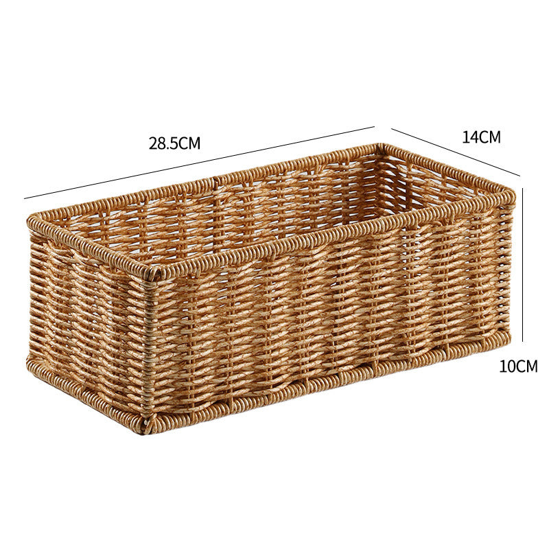 Rectangular Woven Storage Basket Siopsrl