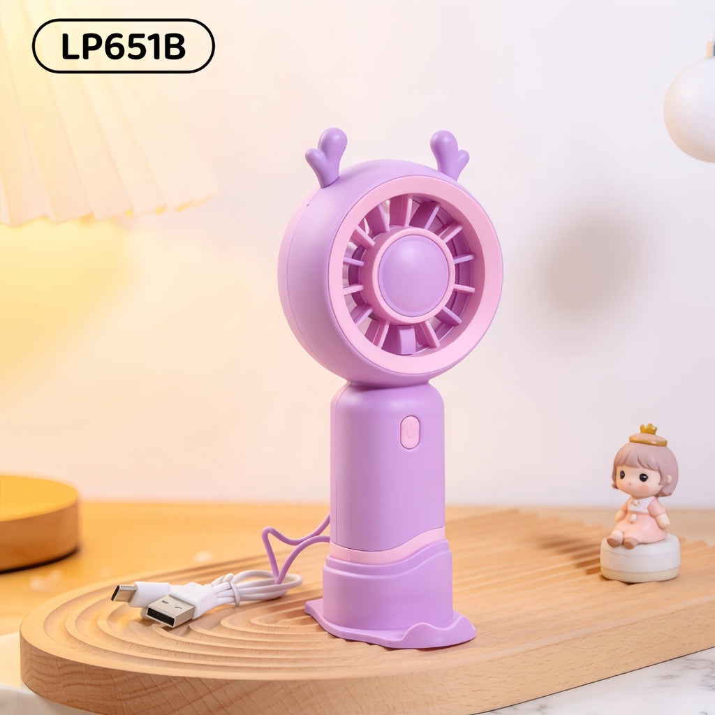Siopsrl | Women's portable hand fan with cute cat design Siopsrl