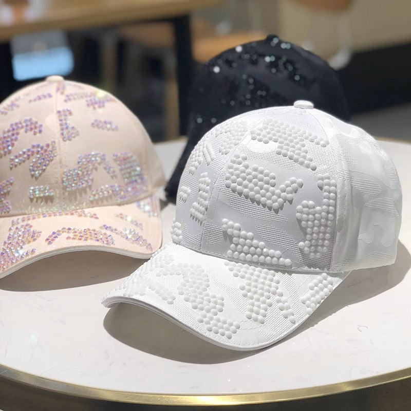 Siopsrl | Women's Embellished Sequin Baseball Cap Siopsrl