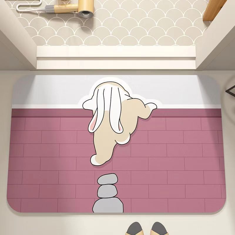 Siopsrl | Cartoon Bunny-Themed Soft Bath Mat Siopsrl