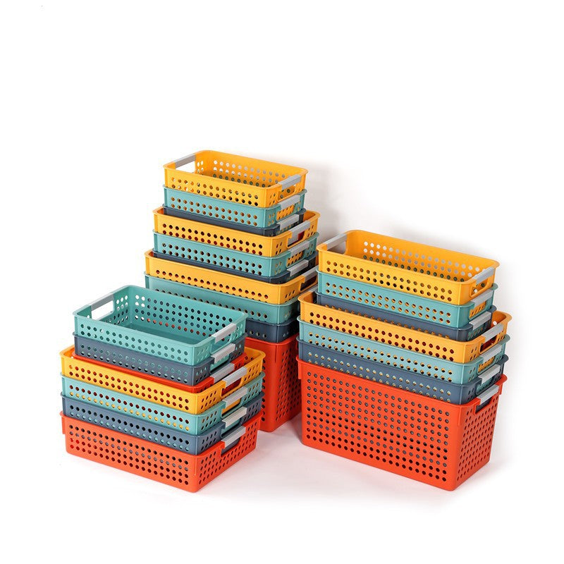 Versatile Storage Basket with Ergonomic Handles Siopsrl