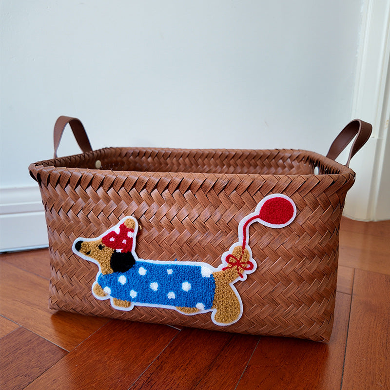 Playful storage basket with animal pattern Siopsrl