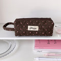 Siopsrl | Quilted Heart-Shaped Pencil Case Siopsrl