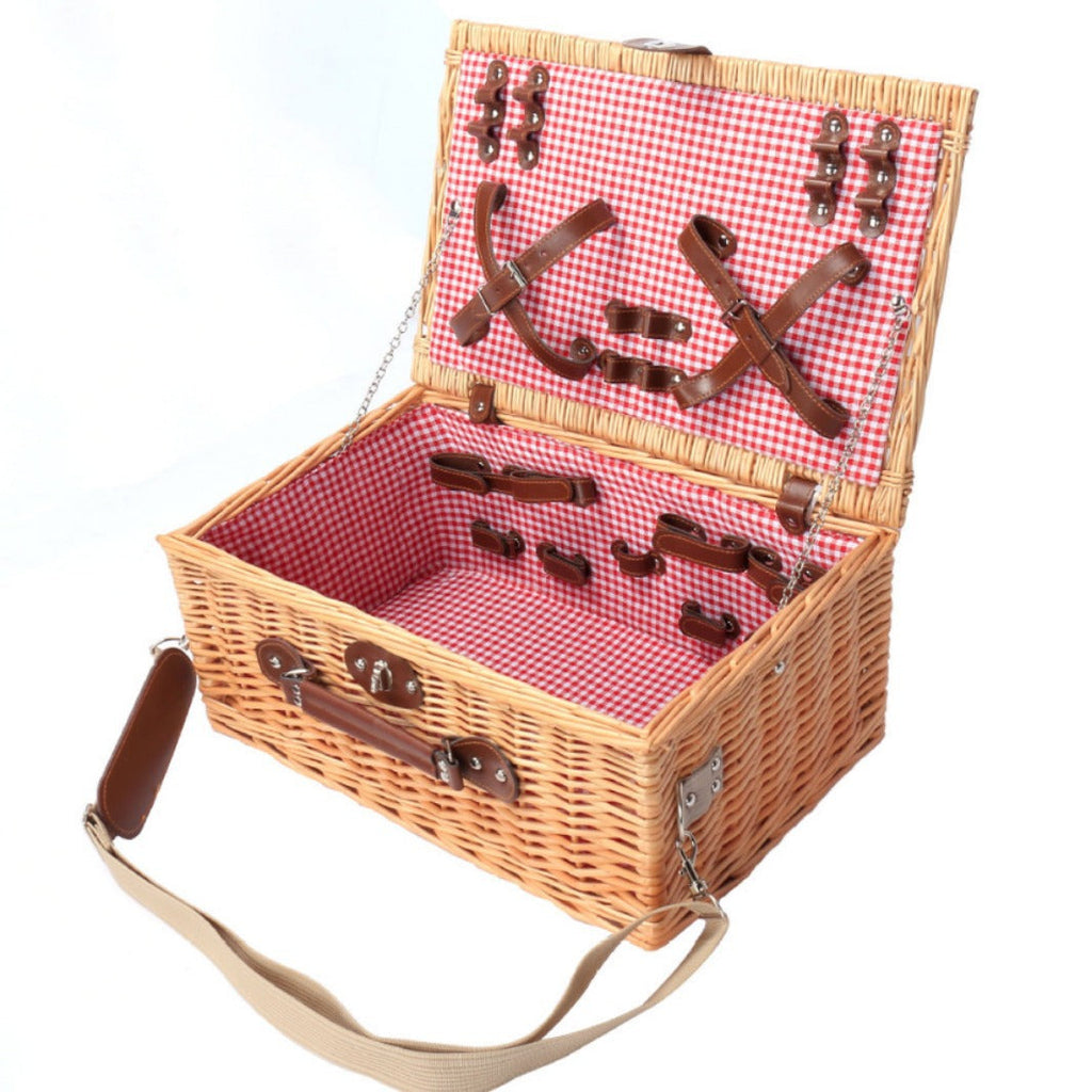 Women's picnic basket with elegant dish set Siopsrl