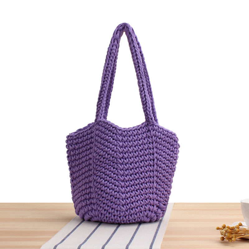Siopsrl | Handbag Made of Handcrafted Macrame with Textured Design Siopsrl