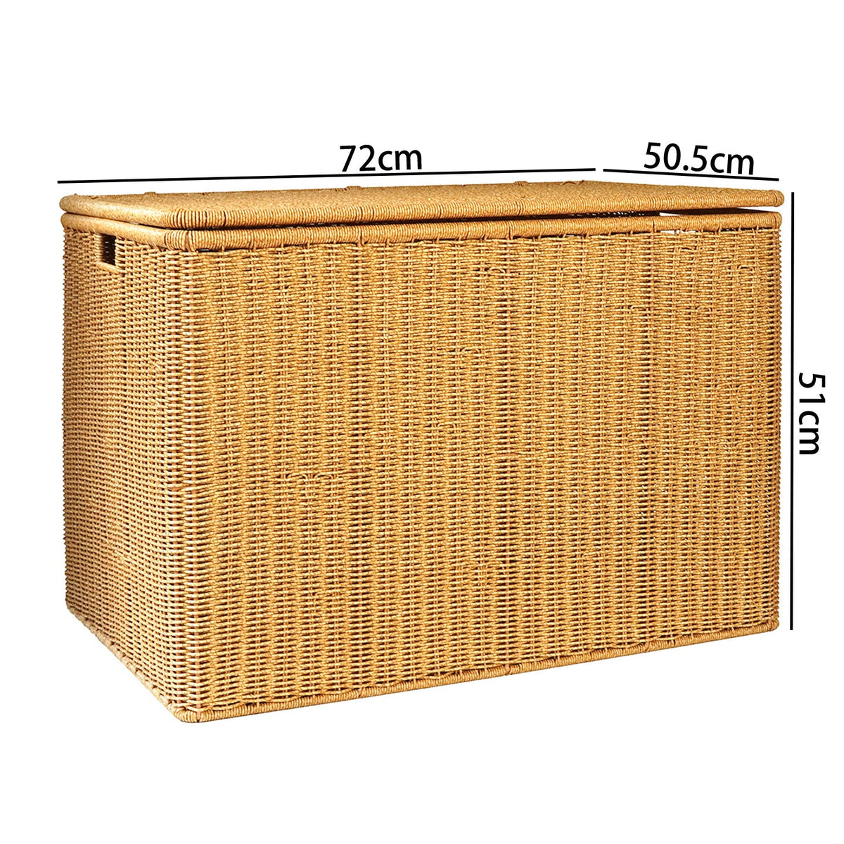 Large Woven Storage Chest Siopsrl