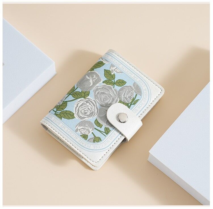 Siopsrl | Elegant Rose Print Wallet Siopsrl