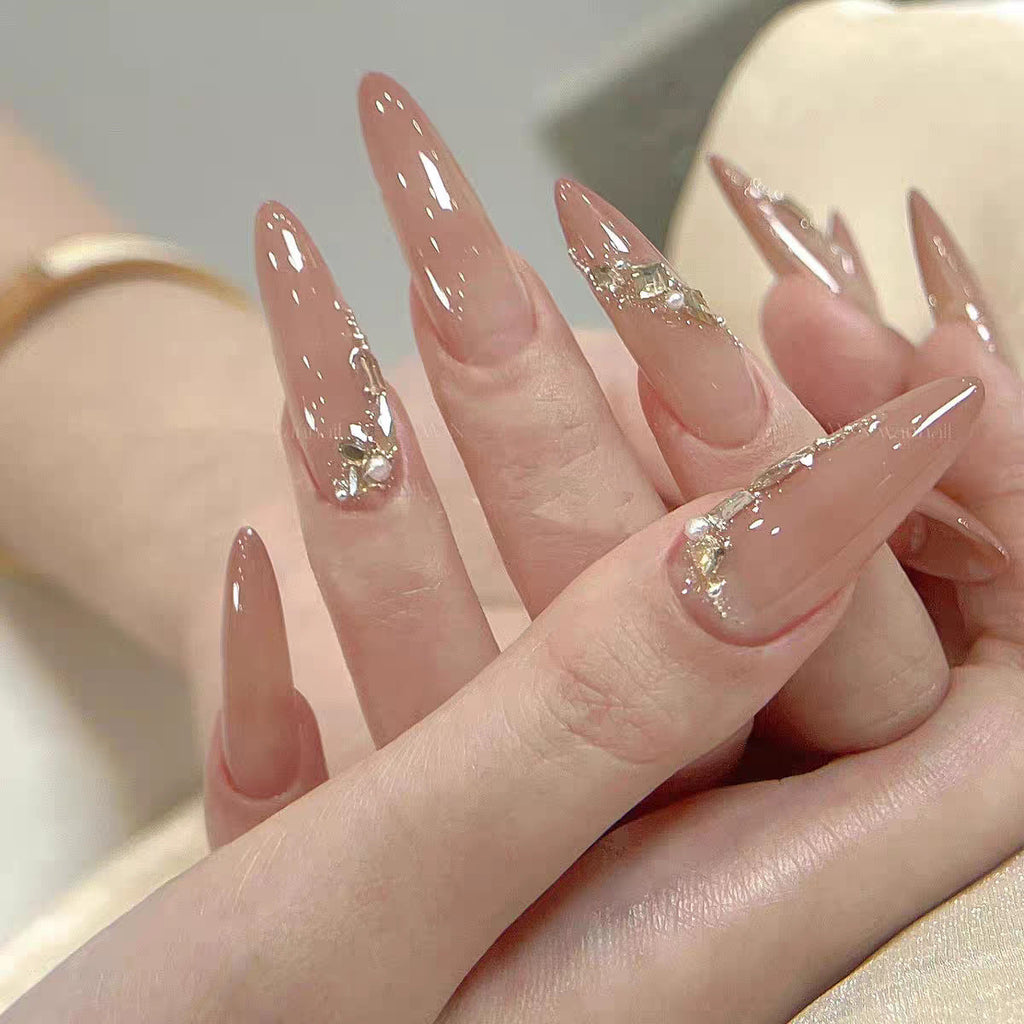 Siopsrl | Decorative Floral Press-On Nails Siopsrl