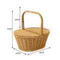Woven Picnic Basket Siopsrl