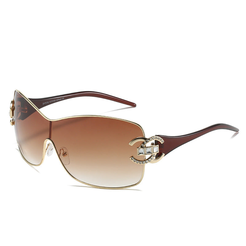 Siopsrl | Fashionable Oversized Shield Sunglasses Siopsrl