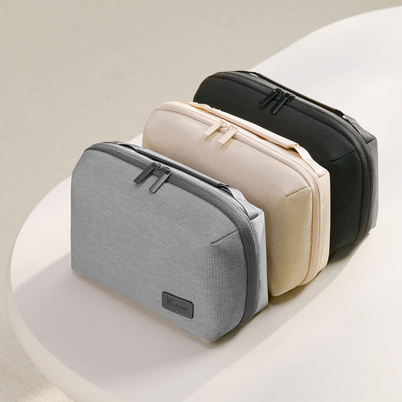 Siopsrl | Compact Travel Toiletry and Electronics Organizer Pouch with Structured Shell Siopsrl