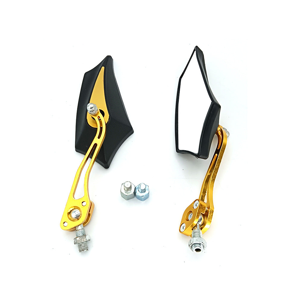 Siopsrl | Sporty motorcycle rearview mirrors with rounded edges and adjustable viewing angle Siopsrl