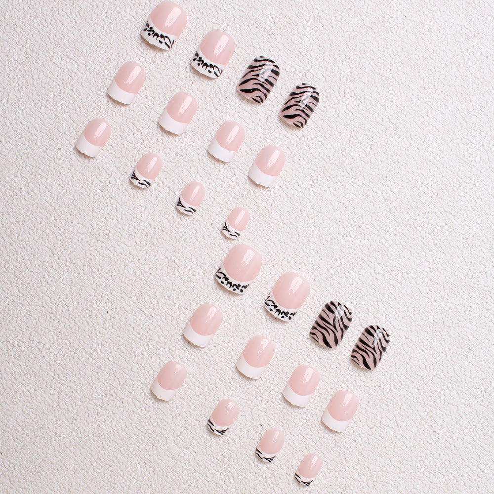 Siopsrl | Stylish Animal Print Press-On Nails Siopsrl