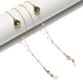 Siopsrl | Heart-Shaped Crystal Eyewear Chain Siopsrl