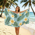 Siopsrl | Beach towel with floral motifs Siopsrl