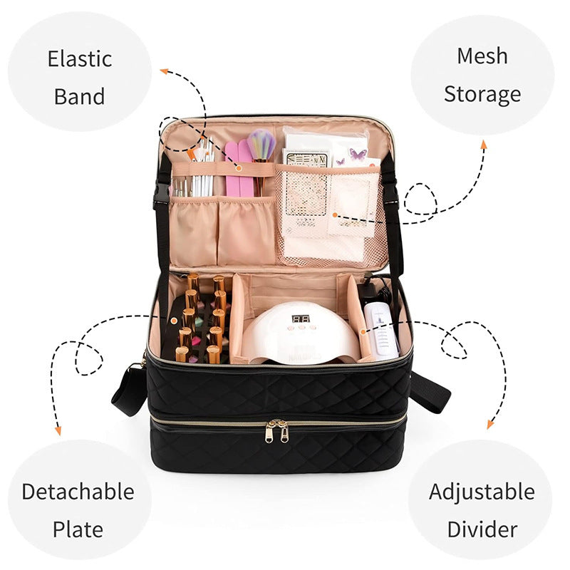 Siopsrl | Cosmetic Organizer Bag with Structured Compartments Siopsrl