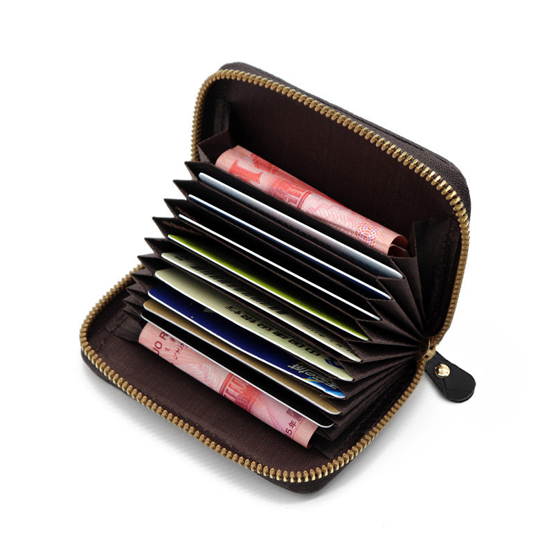 Siopsrl | Elegant Diamond-Patterned Zip Wallet