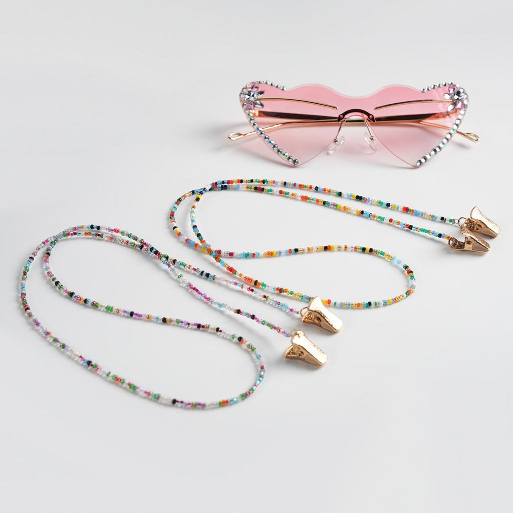 Siopsrl | Beaded Eyewear Chain with Secure Clasps Siopsrl