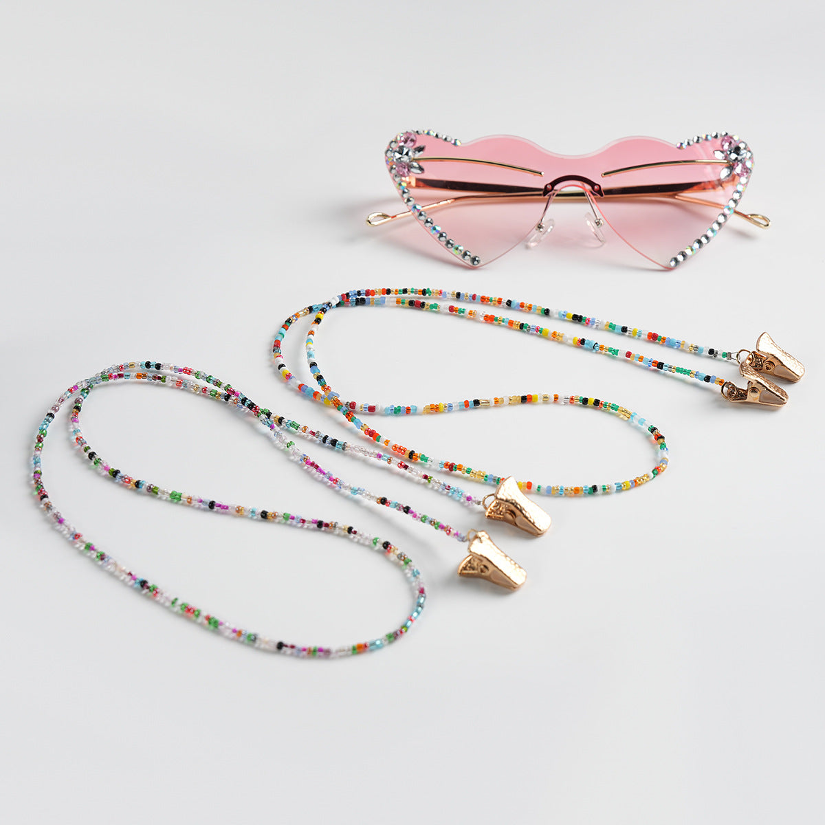 Siopsrl | Beaded Eyewear Chain with Secure Clasps Siopsrl