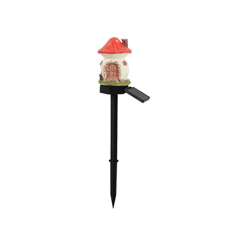 Siopsrl | Solar Mushroom House Garden Stake Light With Rechargeable Battery Siopsrl