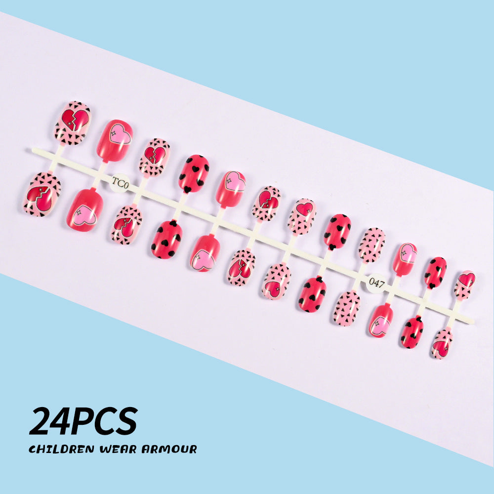 Siopsrl | Children's Fun-Themed Press-On Nail Set Siopsrl