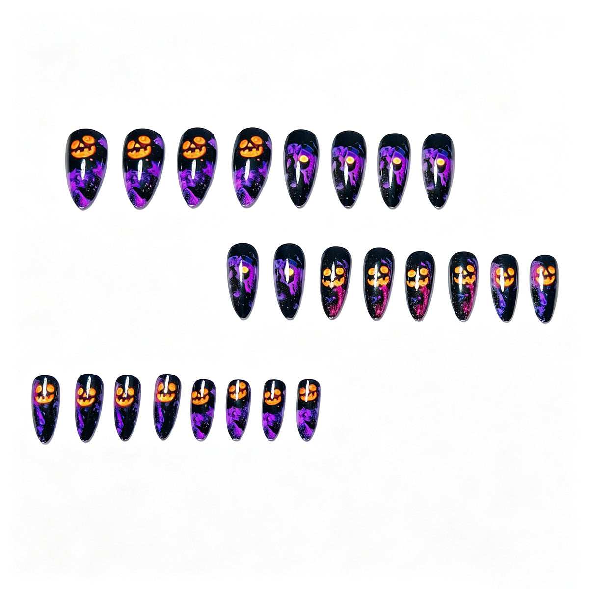 Artistic Halloween-Themed Nail Design Siopsrl