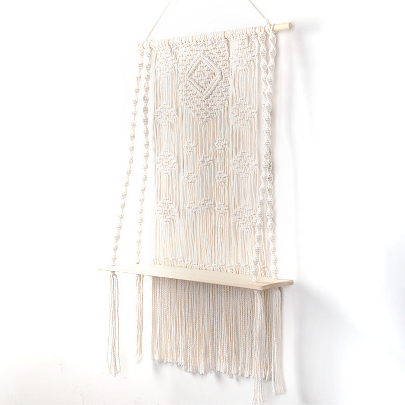 Macrame Wall Shelf with Hanger Siopsrl