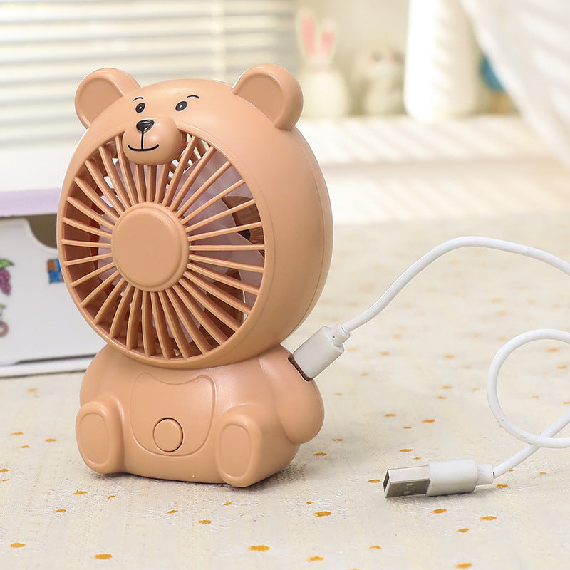 Siopsrl | Portable Usb Hand Fan in Creative Bear Design Siopsrl