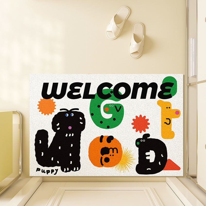 Siopsrl | Playful Illustrated Welcome Mat Siopsrl