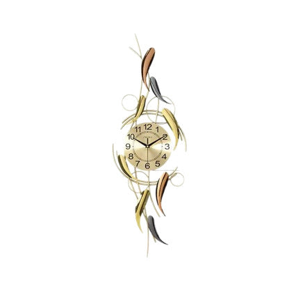 Artistic Wall Clock with Leaf Motif Siopsrl