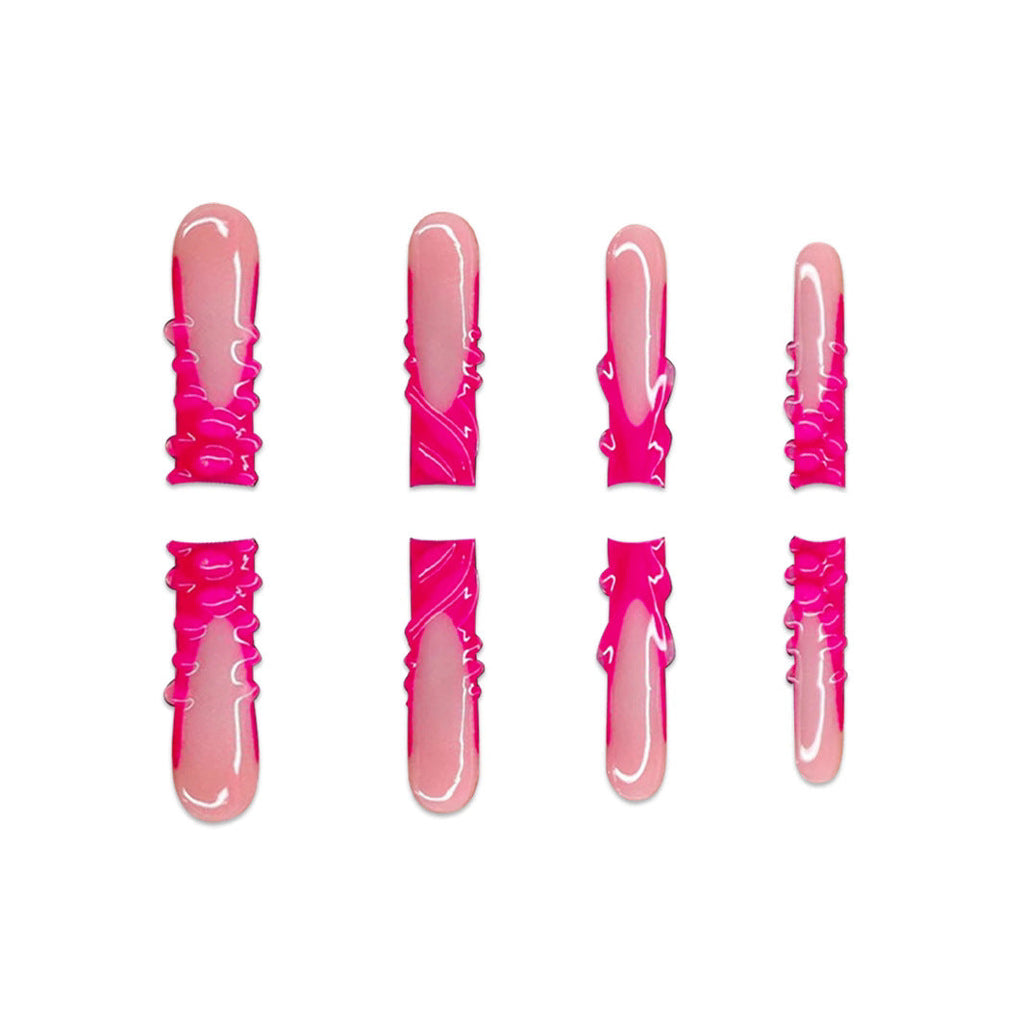Siopsrl | Stylish Long Length Press-On Nails Siopsrl