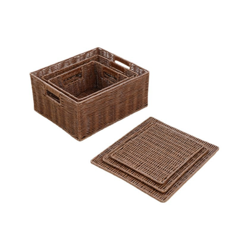 Women storage baskets made of woven material Siopsrl