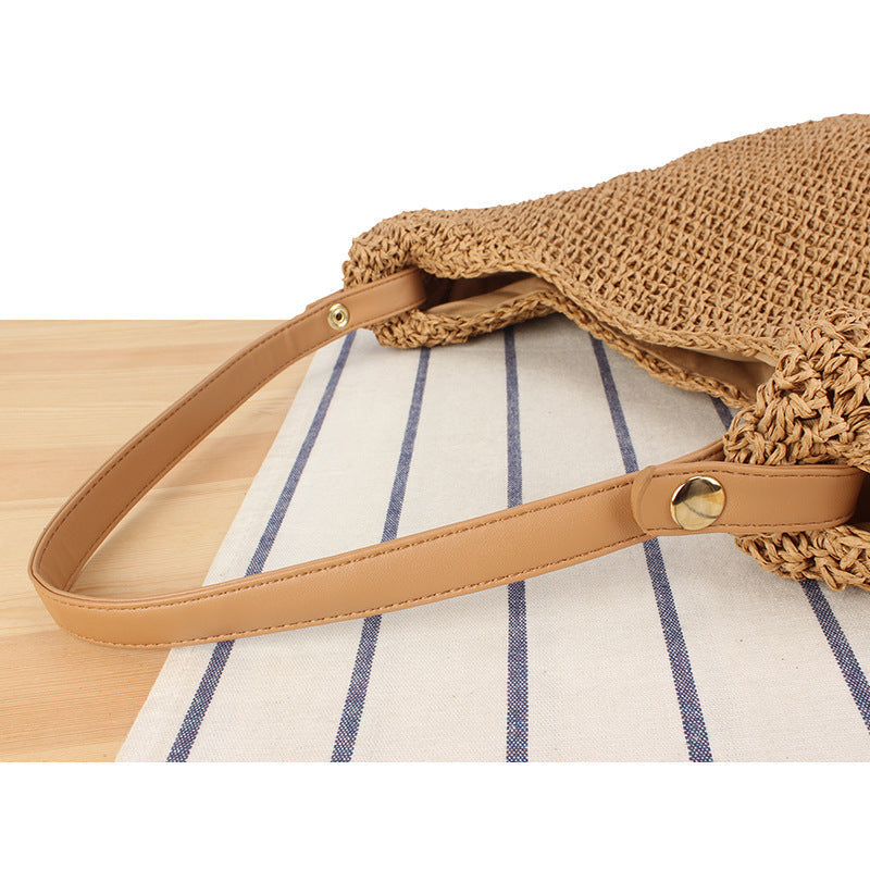 Handbag Made from Hand-Knotted Natural Material with Extra Large Storage Siopsrl