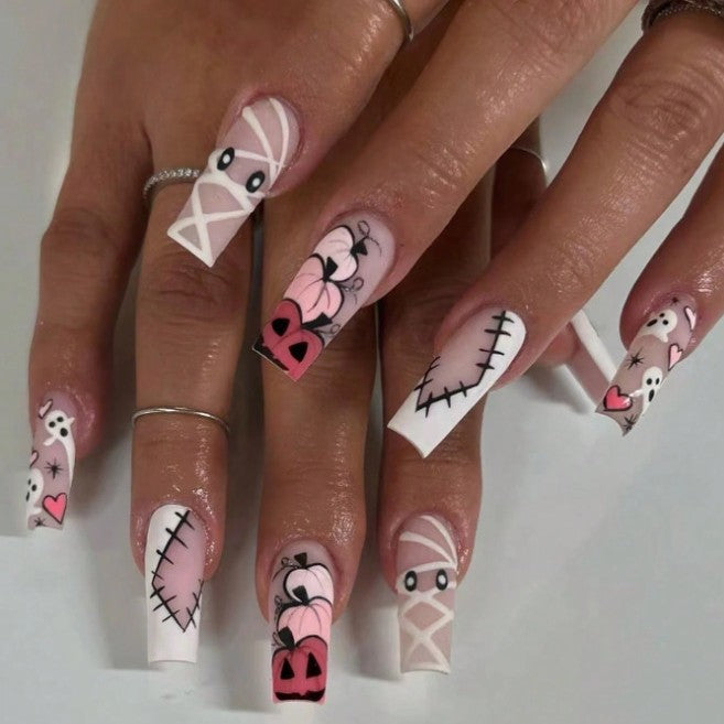Halloween-Themed Nail Art Design Siopsrl