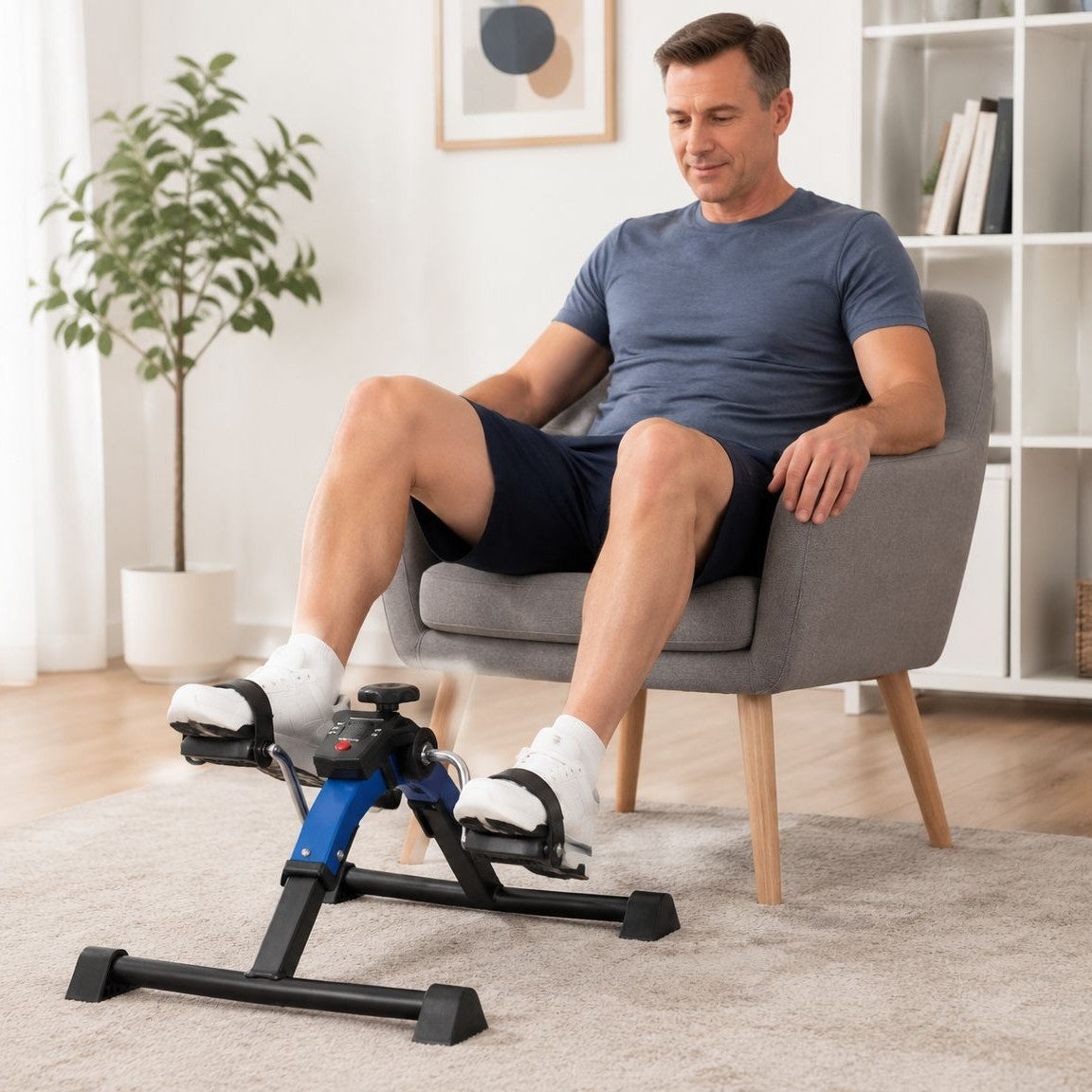 Siopsrl | Compact Adjustable Mini Pedal Exerciser Siopsrl