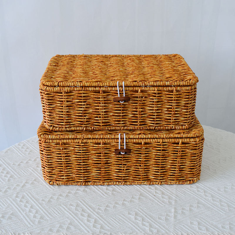 Handwoven Decorative Storage Box Siopsrl