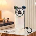 Siopsrl | Ladies portable hand fan with digital temperature display and cute character design Siopsrl