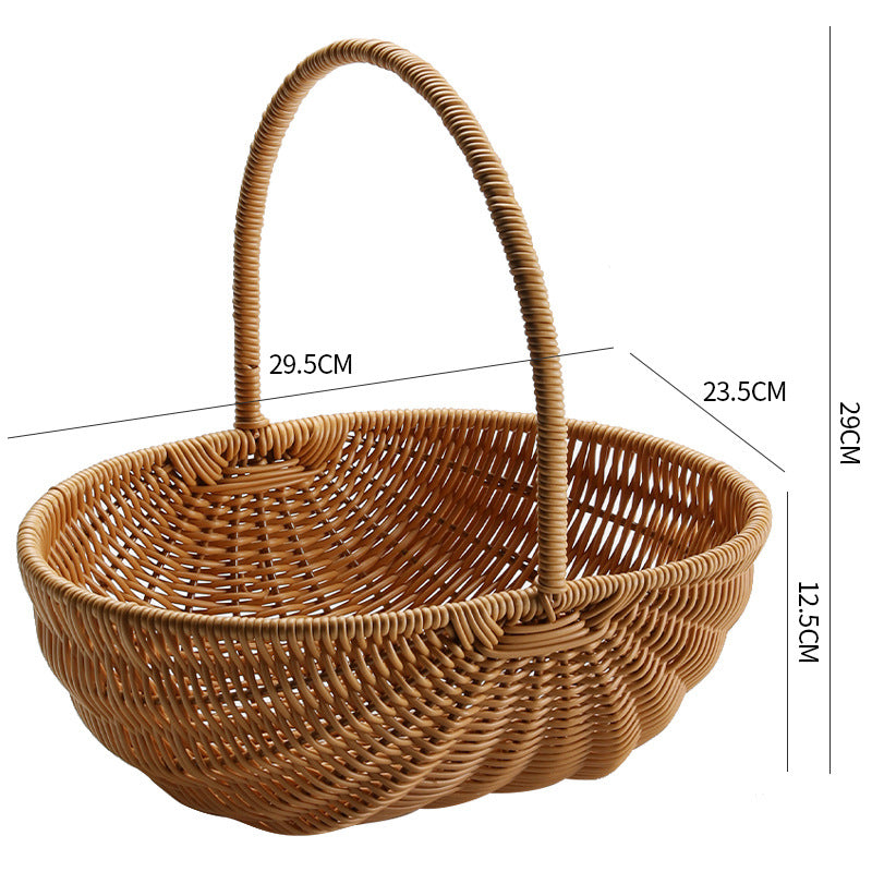Handwoven Artisan Market Basket Siopsrl