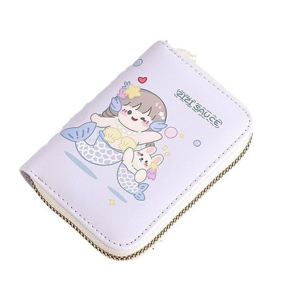 Siopsrl | Cute Cartoon Character Zip Wallet Siopsrl