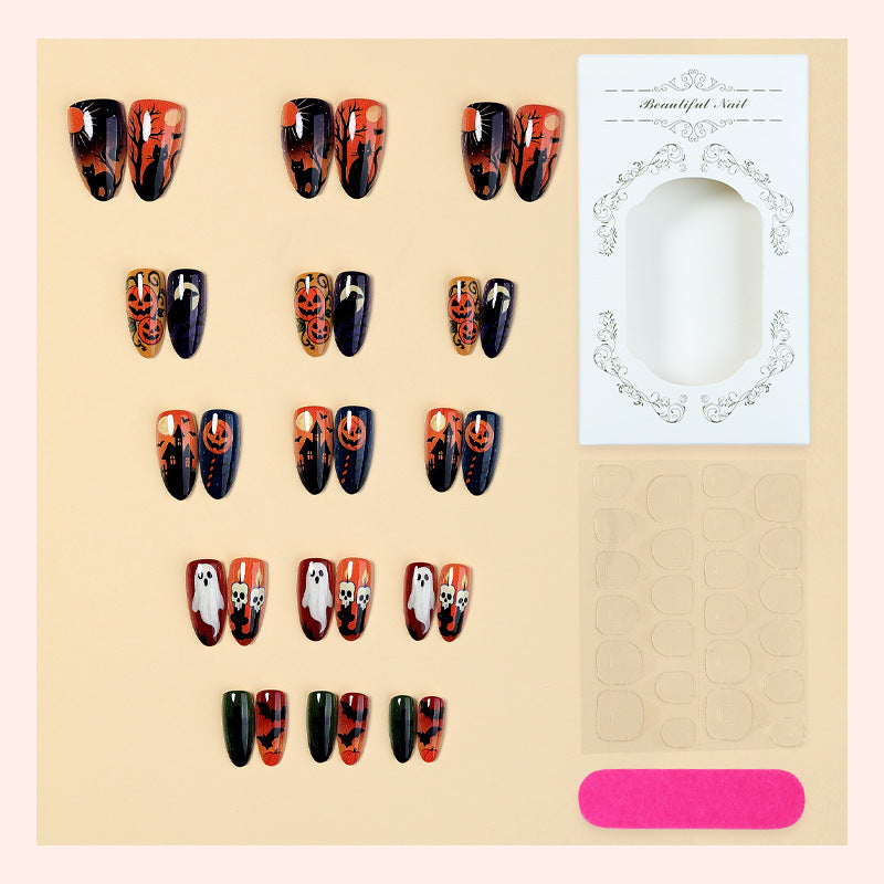 Halloween-Themed Press-On Nail Set  Siopsrl1788495816